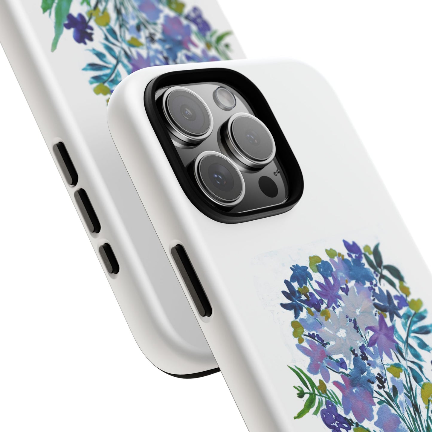 Floral Tough Case for Phone - Vibrant Watercolor Design