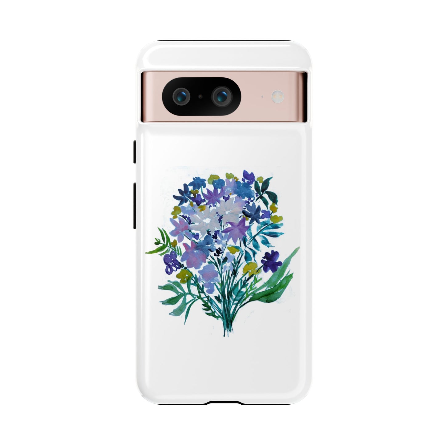 Floral Tough Case for Phone - Vibrant Watercolor Design