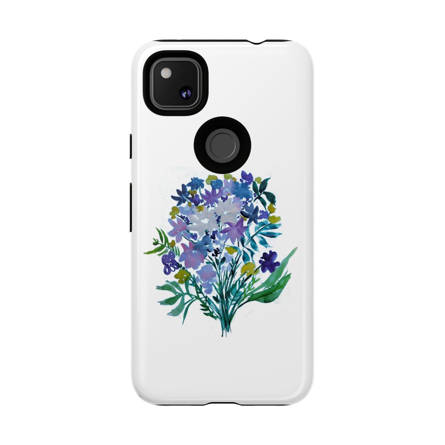 Floral Tough Case for Phone - Vibrant Watercolor Design