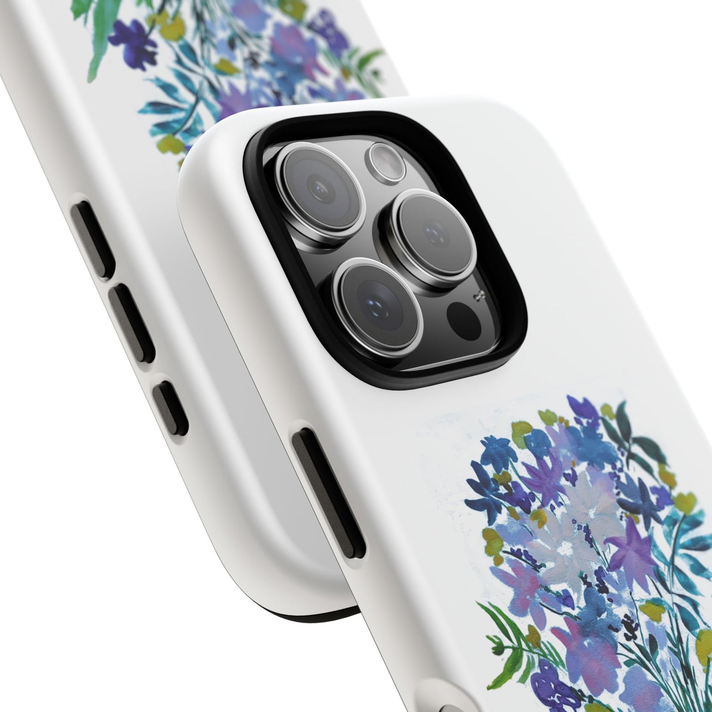 Floral Tough Case for Phone - Vibrant Watercolor Design