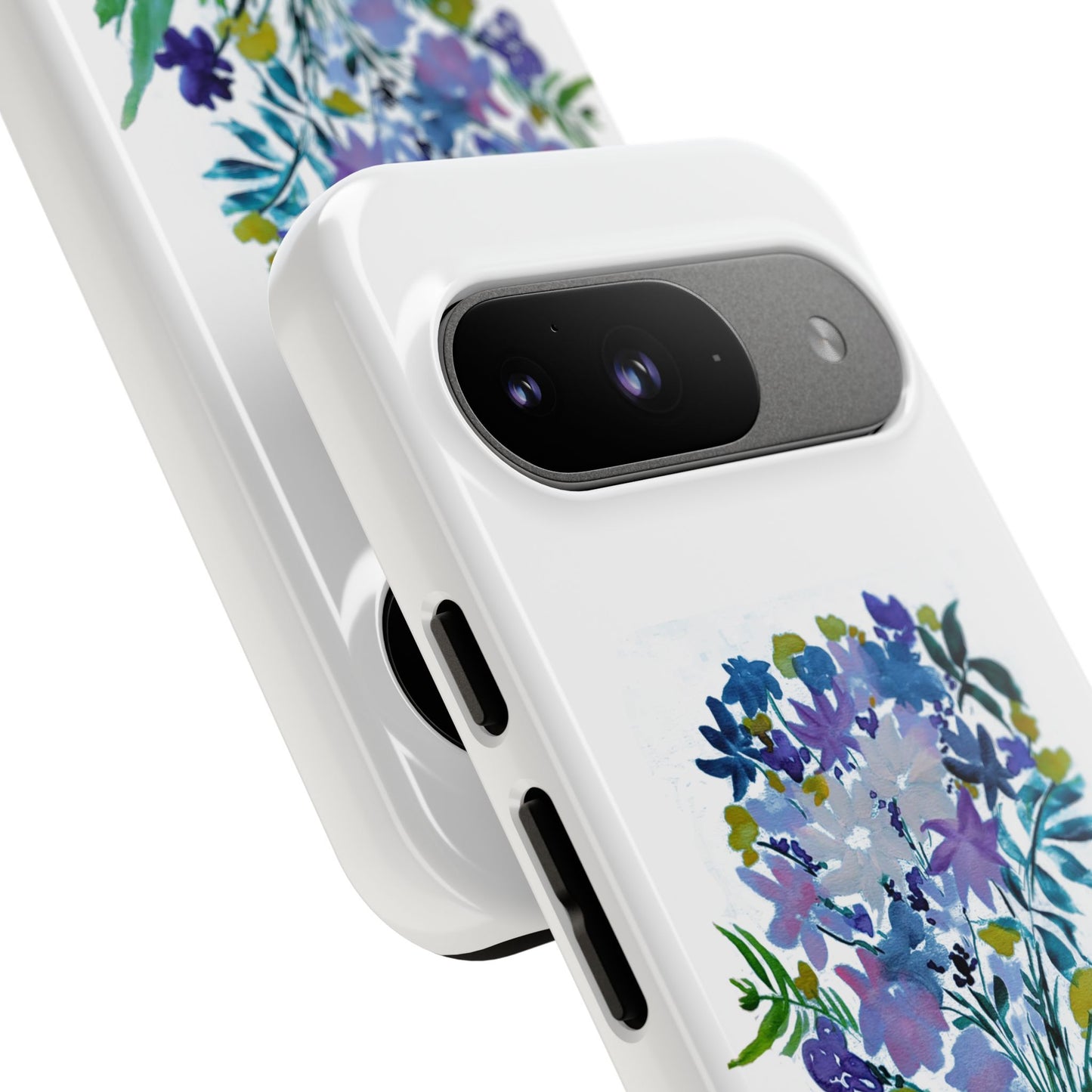 Floral Tough Case for Phone - Vibrant Watercolor Design