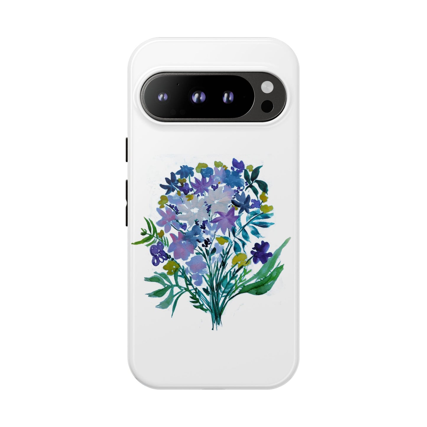 Floral Tough Case for Phone - Vibrant Watercolor Design