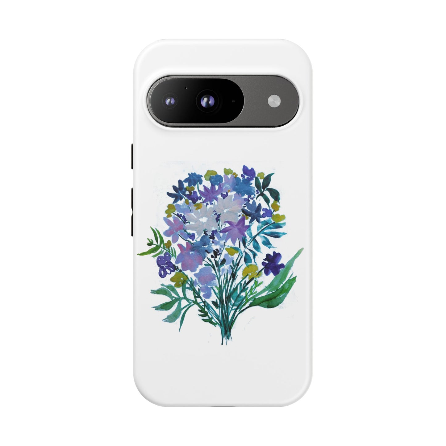 Floral Tough Case for Phone - Vibrant Watercolor Design