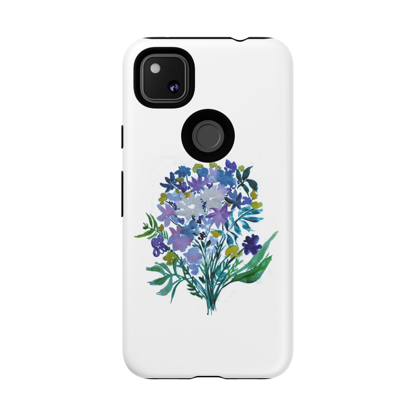 Floral Tough Case for Phone - Vibrant Watercolor Design
